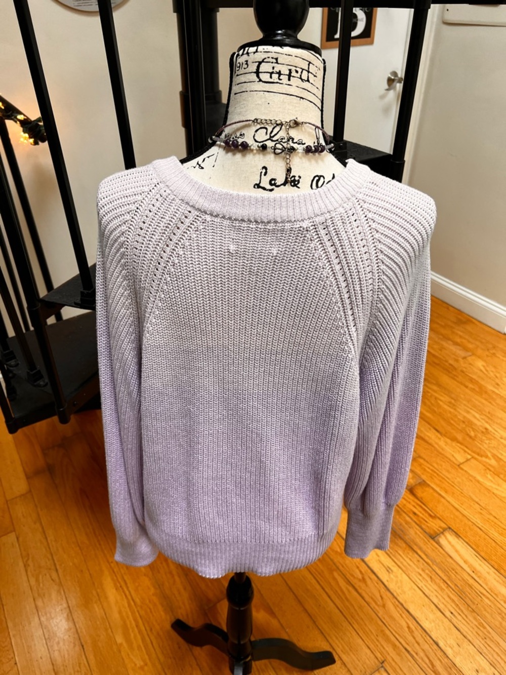 Universal Thread Lavender Button-Front Knit Cardigan - Picture 5 of 6